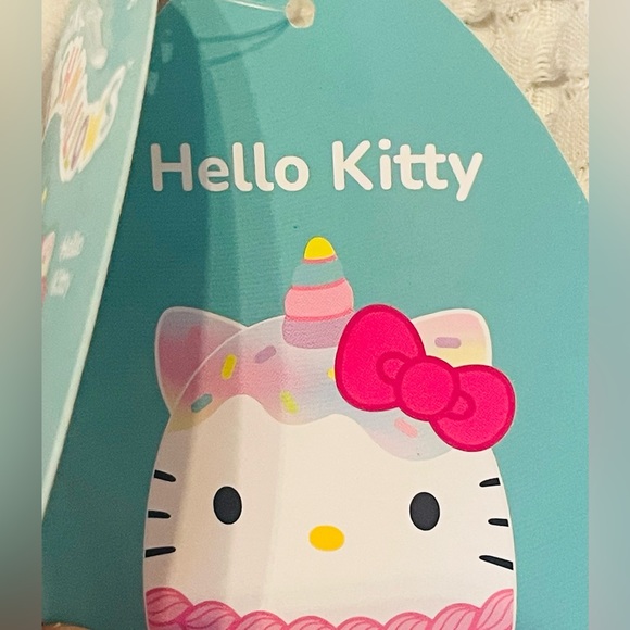Squishmallow Sanrio Hello Kitty 12” Plushy ice cream with sprinkles Colorful - Picture 6 of 16